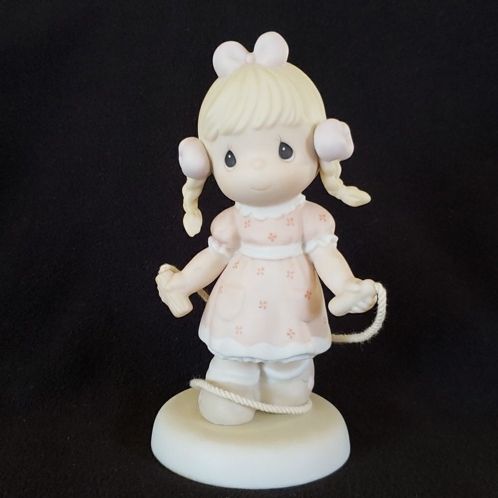 Vintage 1999 Precious Moments “Jumpin' for Joy” Porcelain Figurine PM-991